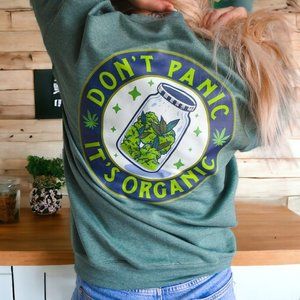 Don't Panic It's Organic Mary Jane Oversized Sweatshirt